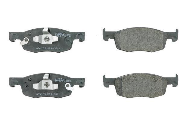 Jeu de 4 plaquettes de frein AISIN ref. BPT-7011